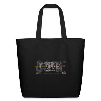 Core denim,brooklyn - Eco-Friendly Cotton Tote - black - Front