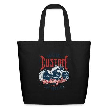 Original Custom Motorcycles - Eco-Friendly Cotton Tote - black - Front