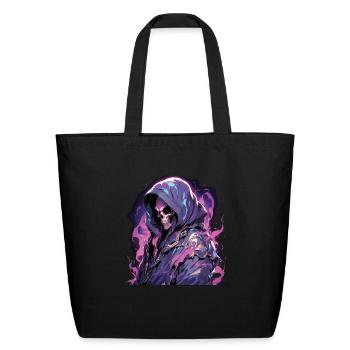 Totenkopf Skull Skulls Skull Skeleton - Eco-Friendly Cotton Tote - black - Front