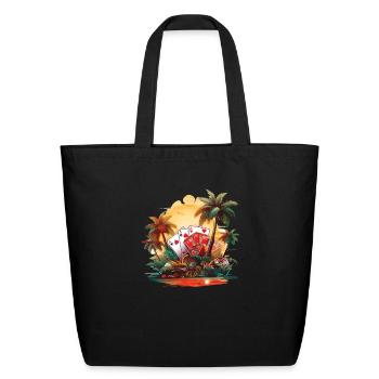 Casino - Eco-Friendly Cotton Tote - black - Front