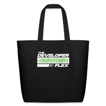 Programmer Humor - Coding Jokes Funny Developer - Eco-Friendly Cotton Tote - black - Front
