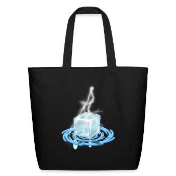 Lightning Strikes - Eco-Friendly Cotton Tote - black - Front