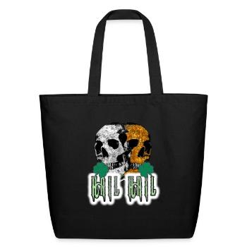 Celtic Skull - Eco-Friendly Cotton Tote - black - Front