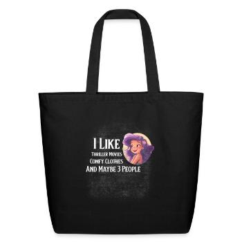 Like Thriller Movies Comfy Clothes &Maybe 3 People - Eco-Friendly Cotton Tote - black - Front