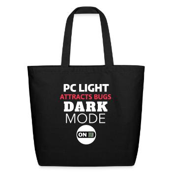 Funny Developer Joke - Eco-Friendly Cotton Tote - black - Front