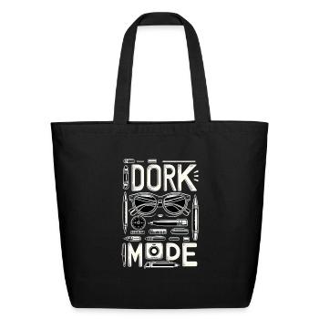 Dork Mode 6 - Eco-Friendly Cotton Tote - black - Front