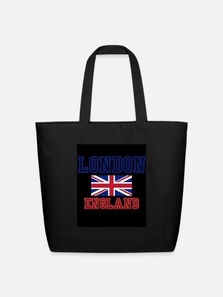 LONDON - Eco-Friendly Cotton Tote - black
