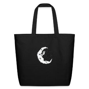 Half Moon Bouldering - Eco-Friendly Cotton Tote - black - Front