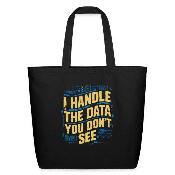 Backend Developer Programming Software Programmer - Eco-Friendly Cotton Tote - black - Front