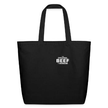 the original beef of chicagoland - Eco-Friendly Cotton Tote - black - Front