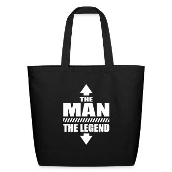 The Man The Legend Spring Break Macho Casanova - Eco-Friendly Cotton Tote - black - Front
