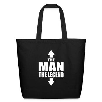 The Man The Legend Spring Break Macho Casanova - Eco-Friendly Cotton Tote - black - Front