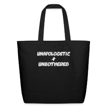Sans vergogne Inspiration Sans souci Humour - Sac fourre-tout en coton naturel - noir - Devant