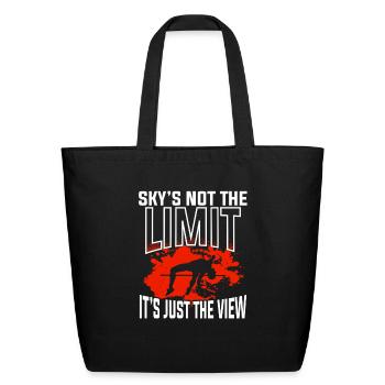 High Jump - Eco-Friendly Cotton Tote - black - Front