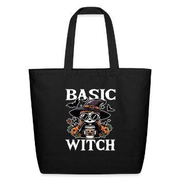 BASIC WITCH - HALLOWEEN GIFT - Eco-Friendly Cotton Tote - black - Front