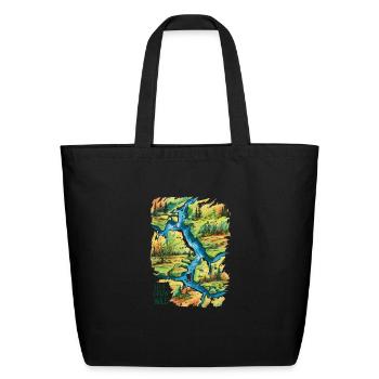 Ecological Restoration Cartography - Eco-Friendly Cotton Tote - black - Front