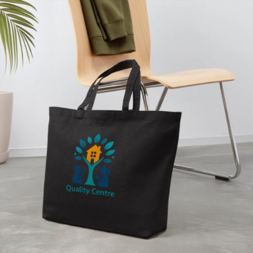 Quality Learning Center on Slim Fit Rib Women's - Eco-Friendly Cotton Tote