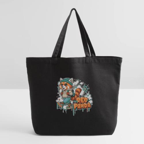 Red Panda Street Graffiti Vibes - Eco-Friendly Cotton Tote