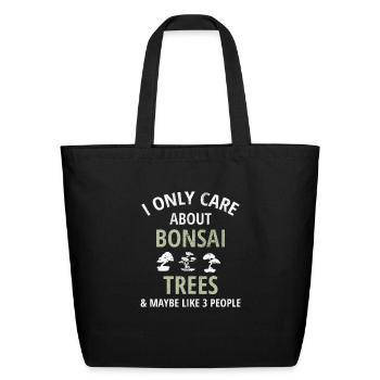 Bonsai Lover Gift | Bonsai Tree Bonsai Tree Lover - Eco-Friendly Cotton Tote - black - Front