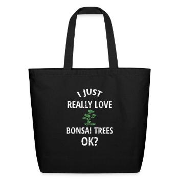 Bonsai Lover Gift | Bonsai Tree Bonsai Tree Lover - Eco-Friendly Cotton Tote - black - Front
