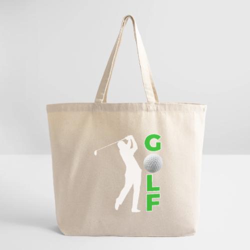 Golf: Classic Golf Motion - Eco-Friendly Cotton Tote