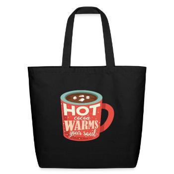 Fuzzy Socks Sweetooth Gift - Eco-Friendly Cotton Tote - black - Front