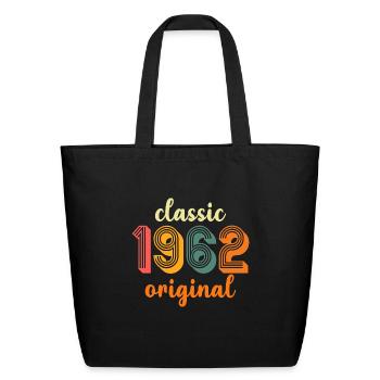 Classic 1962 Original - Eco-Friendly Cotton Tote - black - Front
