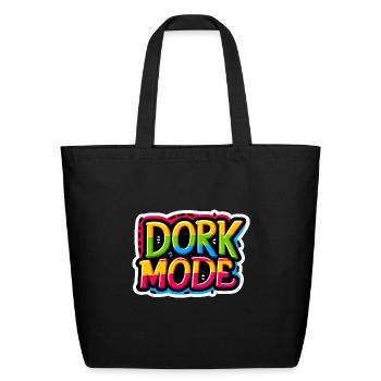 Dork Mode 5 - Eco-Friendly Cotton Tote - black - Front