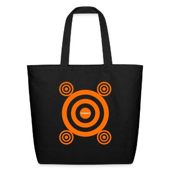 Target - Eco-Friendly Cotton Tote - black - Front