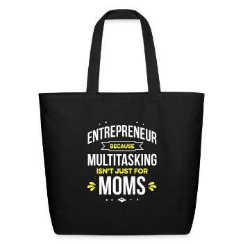 Entrepreneur Business Entrepreneurship - Eco-Friendly Cotton Tote - black - Front