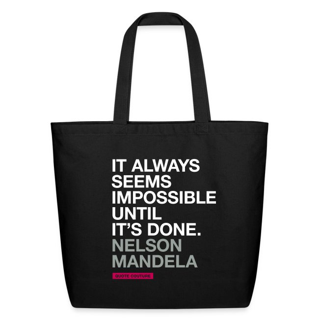 It always seems impossible (men -- bags -- big)