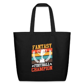 Fantasy Football Champion Fantasy Football Champ - Eco-Friendly Cotton Tote - black - Front