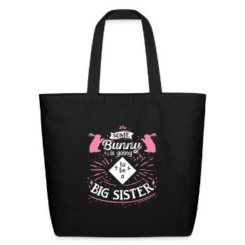 Sister Bunny Easter Friends Easter Bunnies - Eco-Friendly Cotton Tote - black - Front