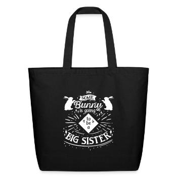 Sister Bunny Easter Friends Easter Bunnies - Eco-Friendly Cotton Tote - black - Front