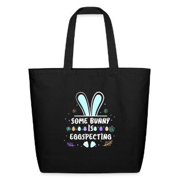 Easter Bunny is Egg-Specting Easter Bunny future - Eco-Friendly Cotton Tote - black - Front
