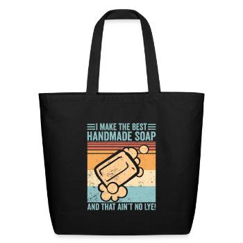Soap Making Soap Maker - Eco-Friendly Cotton Tote - black - Front