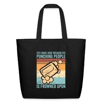 Soap Making Soap Maker - Eco-Friendly Cotton Tote - black - Front