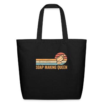 Soap Making Soap Maker - Eco-Friendly Cotton Tote - black - Front