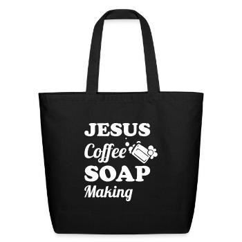 Soap Making Soap Maker - Eco-Friendly Cotton Tote - black - Front