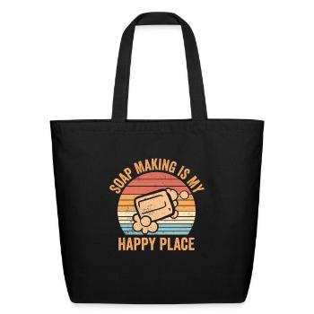 Soap Making Soap Maker - Eco-Friendly Cotton Tote - black - Front