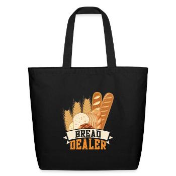Bread Maker Bread Dealer Bakery Baking Bread - Eco-Friendly Cotton Tote - black - Front