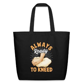 Bread Baking Bread Maker - Eco-Friendly Cotton Tote - black - Front