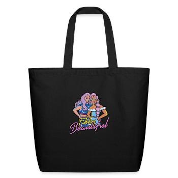 Filthy Beautiful - inclusion - Eco-Friendly Cotton Tote - black - Front