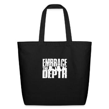 Embrace the Depth - Canyon - Eco-Friendly Cotton Tote - black - Front