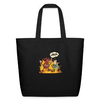 I THINK YOU'RE OVERREACTING - Science - - Eco-Friendly Cotton Tote - black - Front