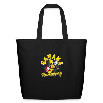 Banana Rhapsody - Banana - Eco-Friendly Cotton Tote - black - Front