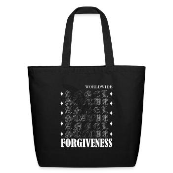 Forgiveness Streetwear - Eco-Friendly Cotton Tote - black - Front