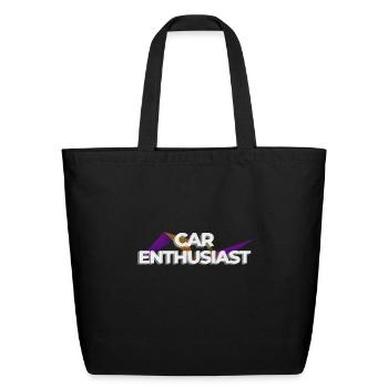 Car Enthusiast - Eco-Friendly Cotton Tote - black - Front