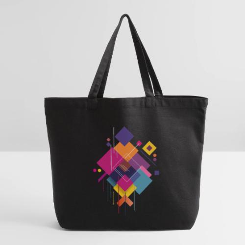Vibrant Geometry - Eco-Friendly Cotton Tote