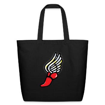 athlete flash angel - Eco-Friendly Cotton Tote - black - Front